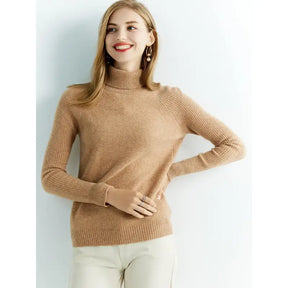 Suéter Gola Alta Feminino