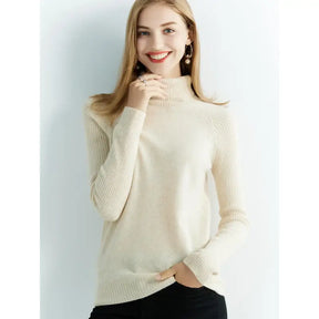 Suéter Gola Alta Feminino