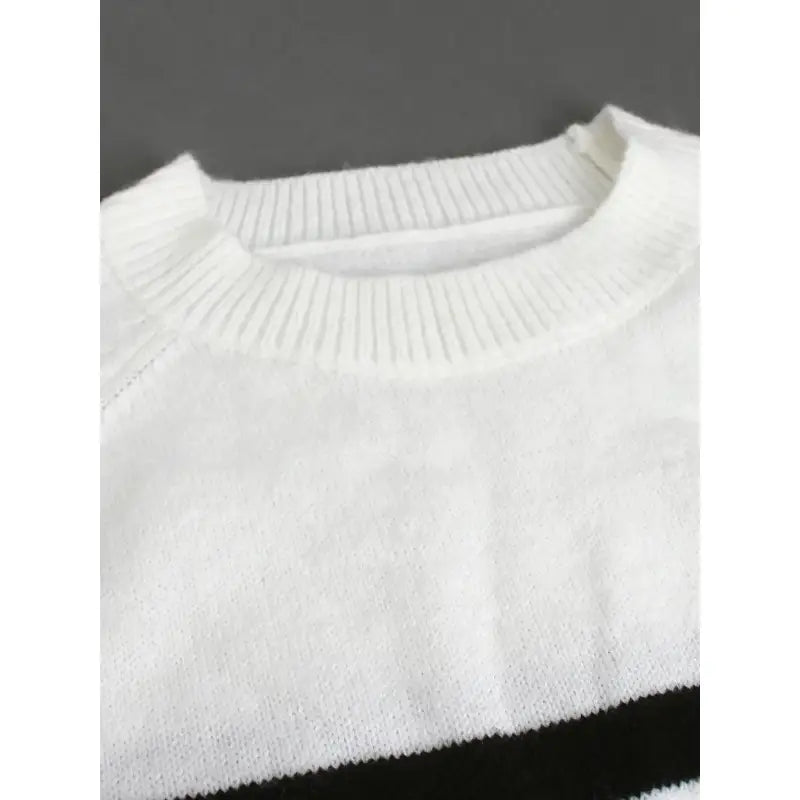 Suéter Listrado Feminino