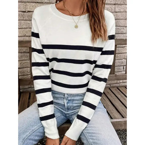 Suéter Listrado Feminino